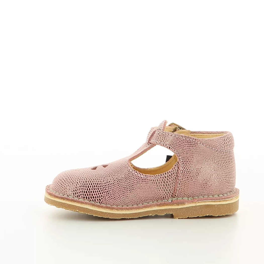 Image (4) de la chaussures Aster - Bottines ouvertes Rose en Cuir