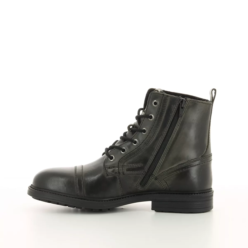 Image (4) de la chaussures Jack & Jones - Bottines Noir en Cuir