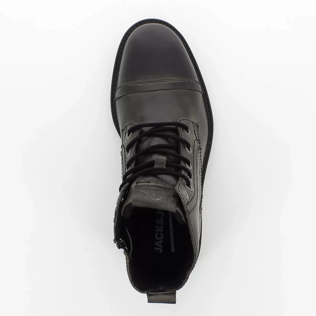 Image (6) de la chaussures Jack & Jones - Bottines Noir en Cuir