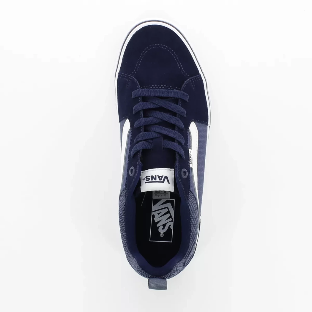 Image (6) de la chaussures Vans - Baskets Bleu en Cuir nubuck