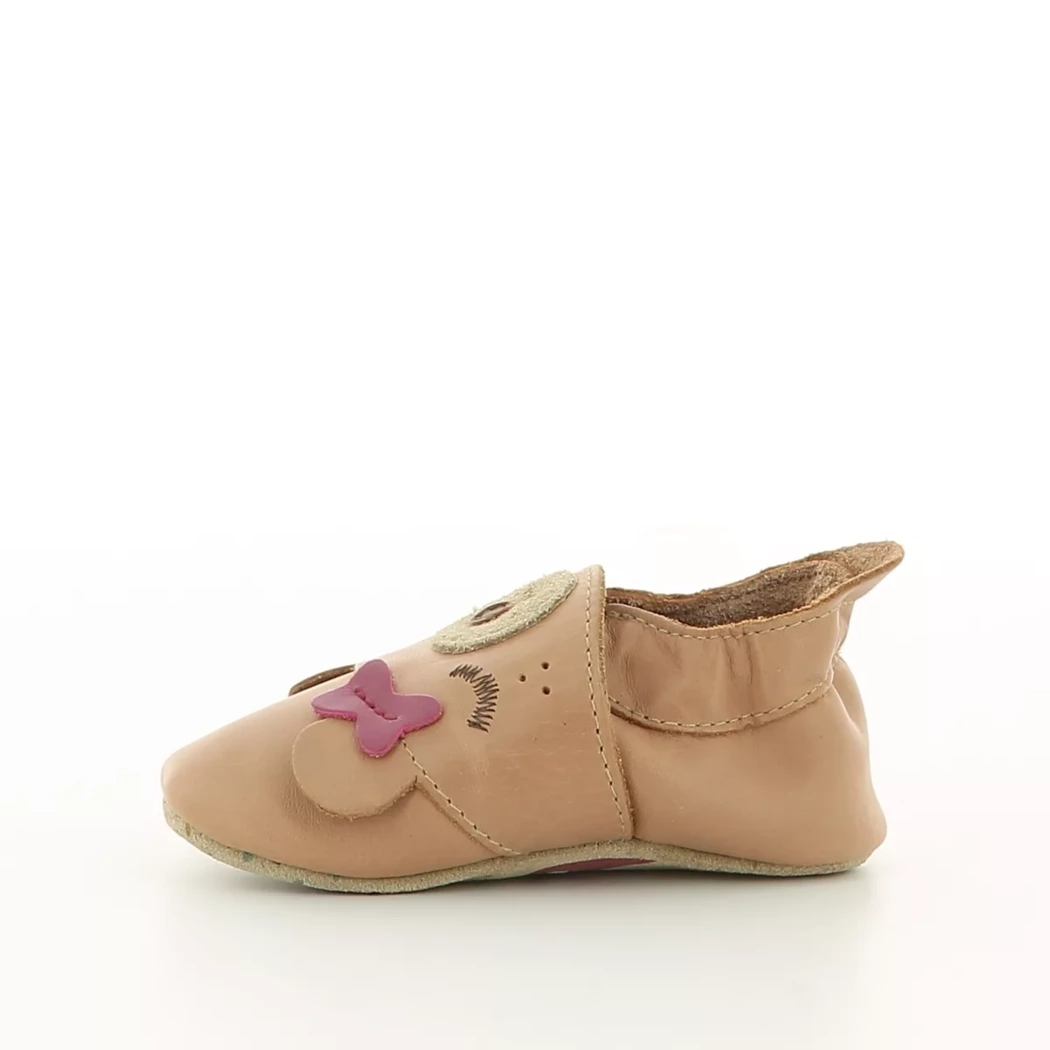 Image (4) de la chaussures Bobux - Chaussons bébé Taupe en Cuir
