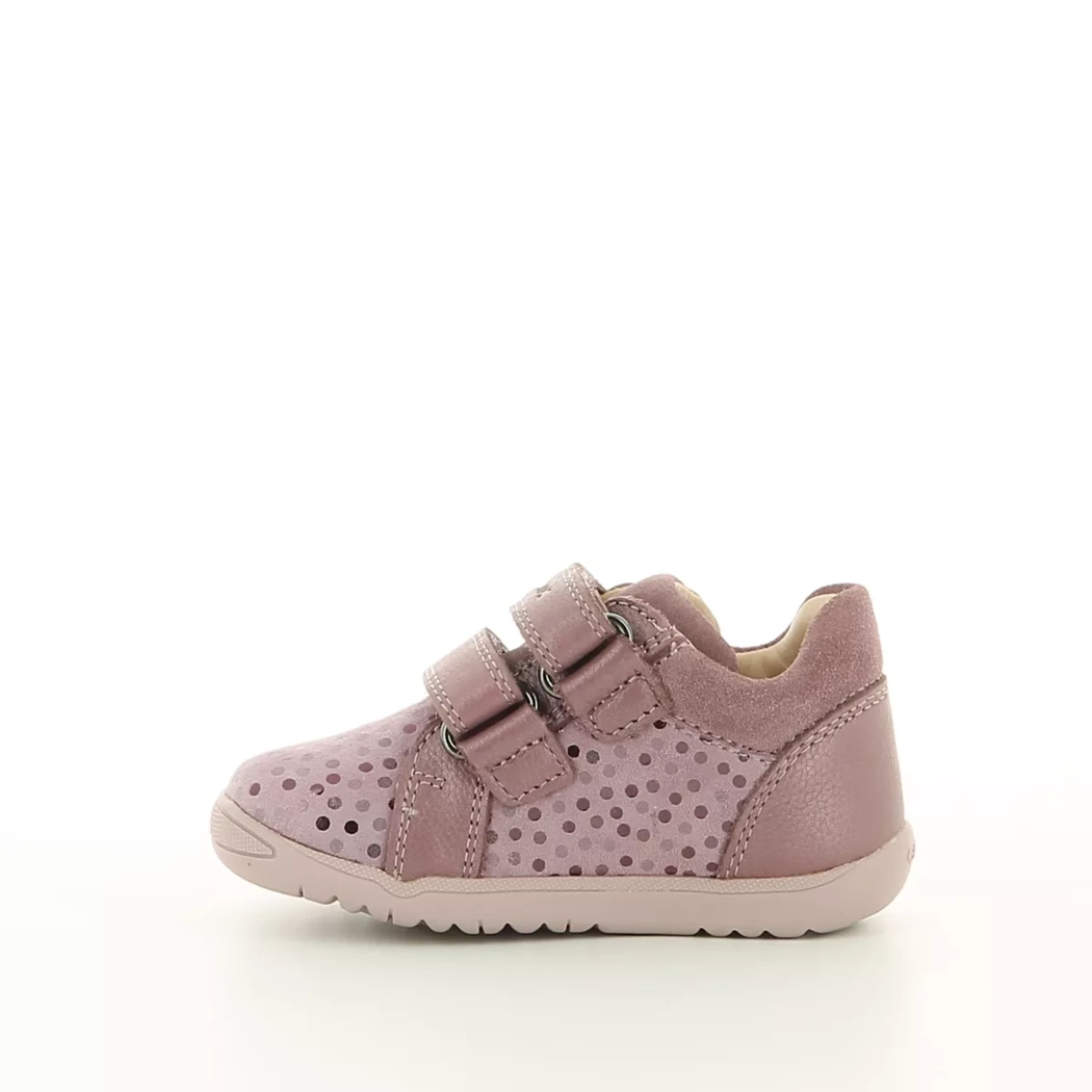 Image (4) de la chaussures Geox - Bottines Rose en Cuir nubuck