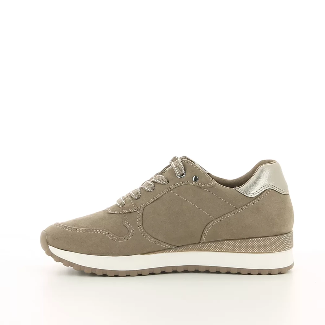 Image (4) de la chaussures Marco Tozzi - Baskets Taupe en Cuir synthétique