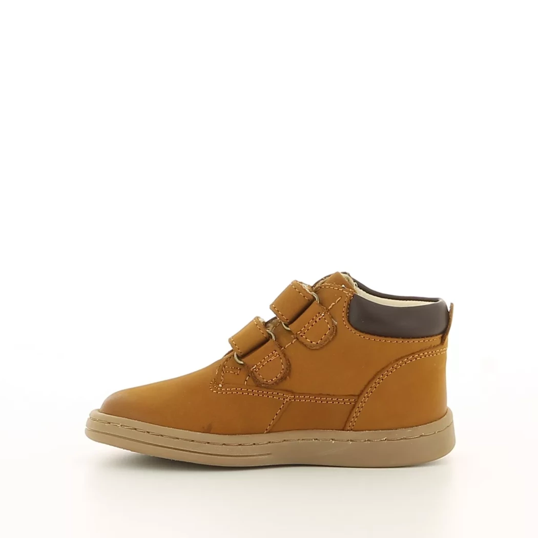 Image (4) de la chaussures Kickers - Bottines Cuir naturel / Cognac en Cuir nubuck