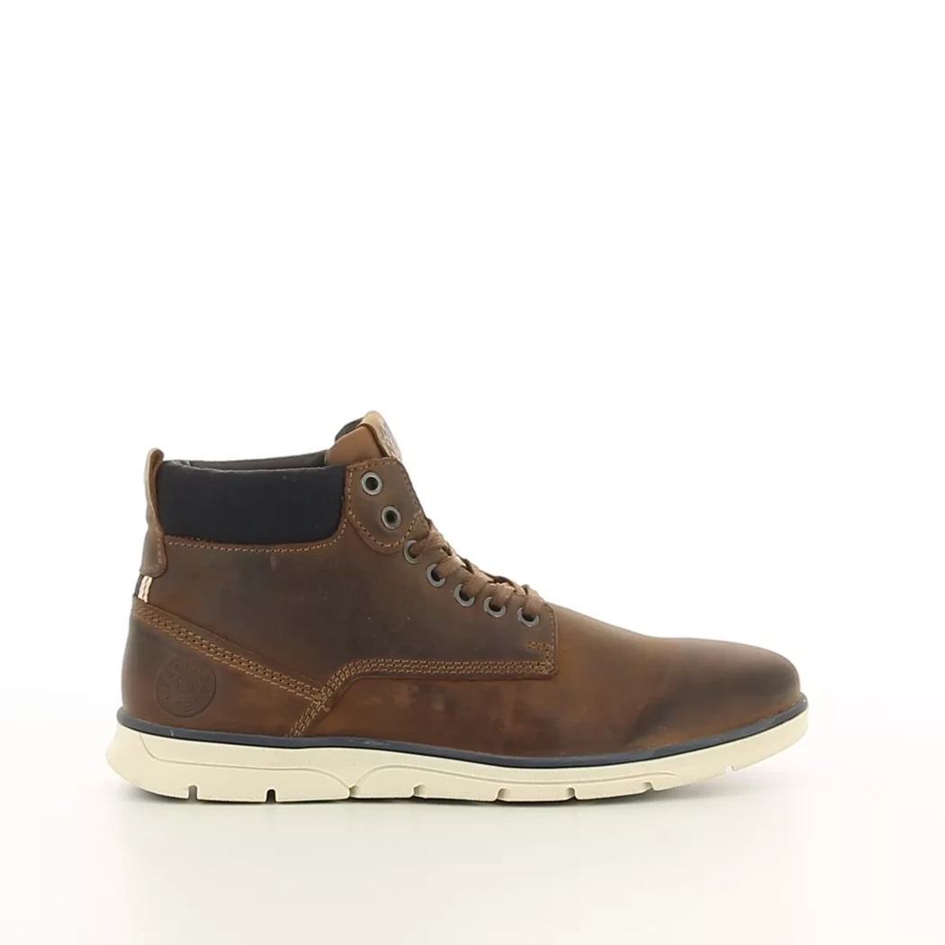 Image (2) de la chaussures Jack & Jones - Bottines Marron en Cuir