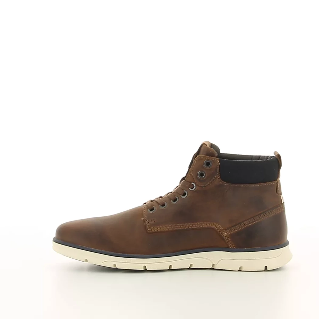 Image (4) de la chaussures Jack & Jones - Bottines Marron en Cuir