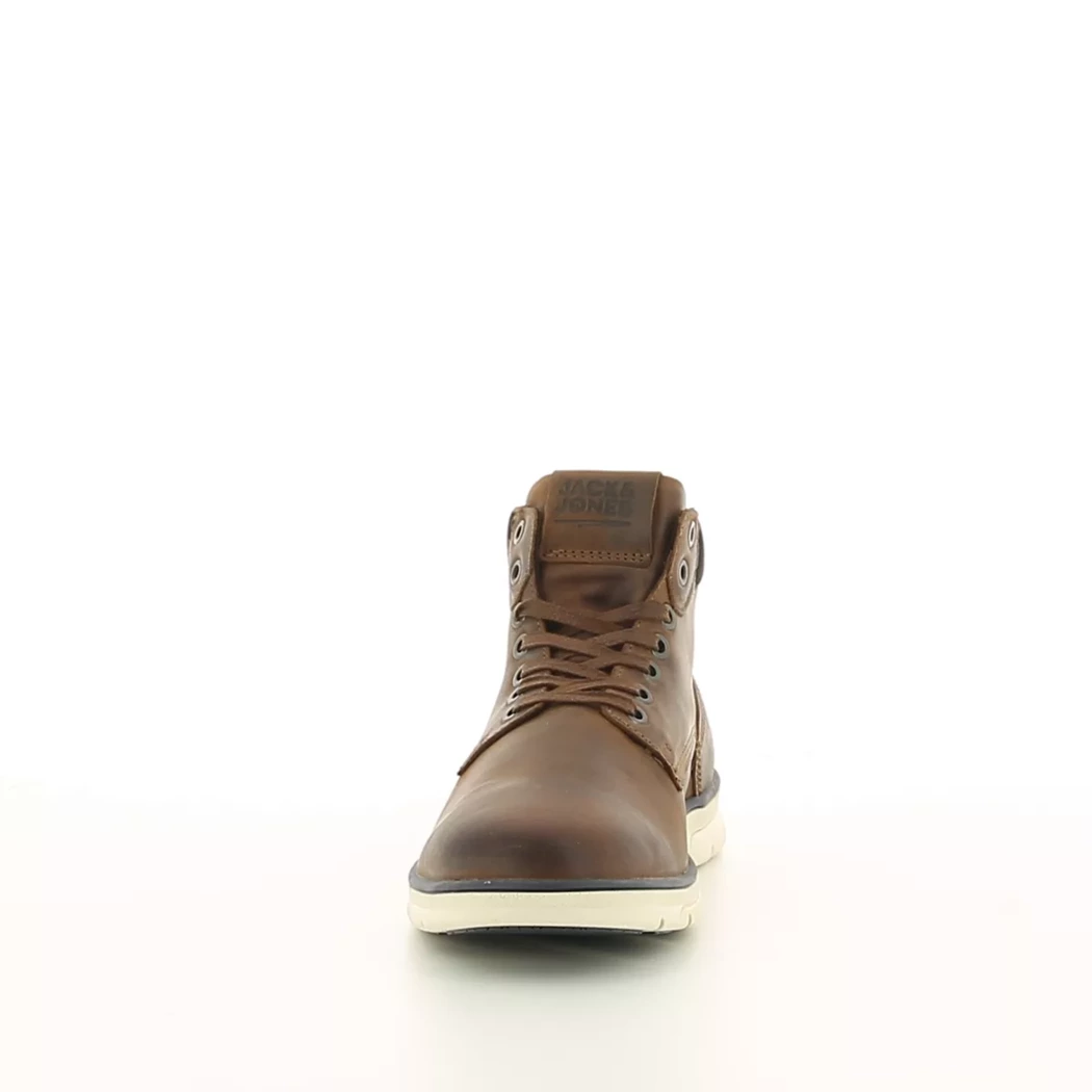 Image (5) de la chaussures Jack & Jones - Bottines Marron en Cuir