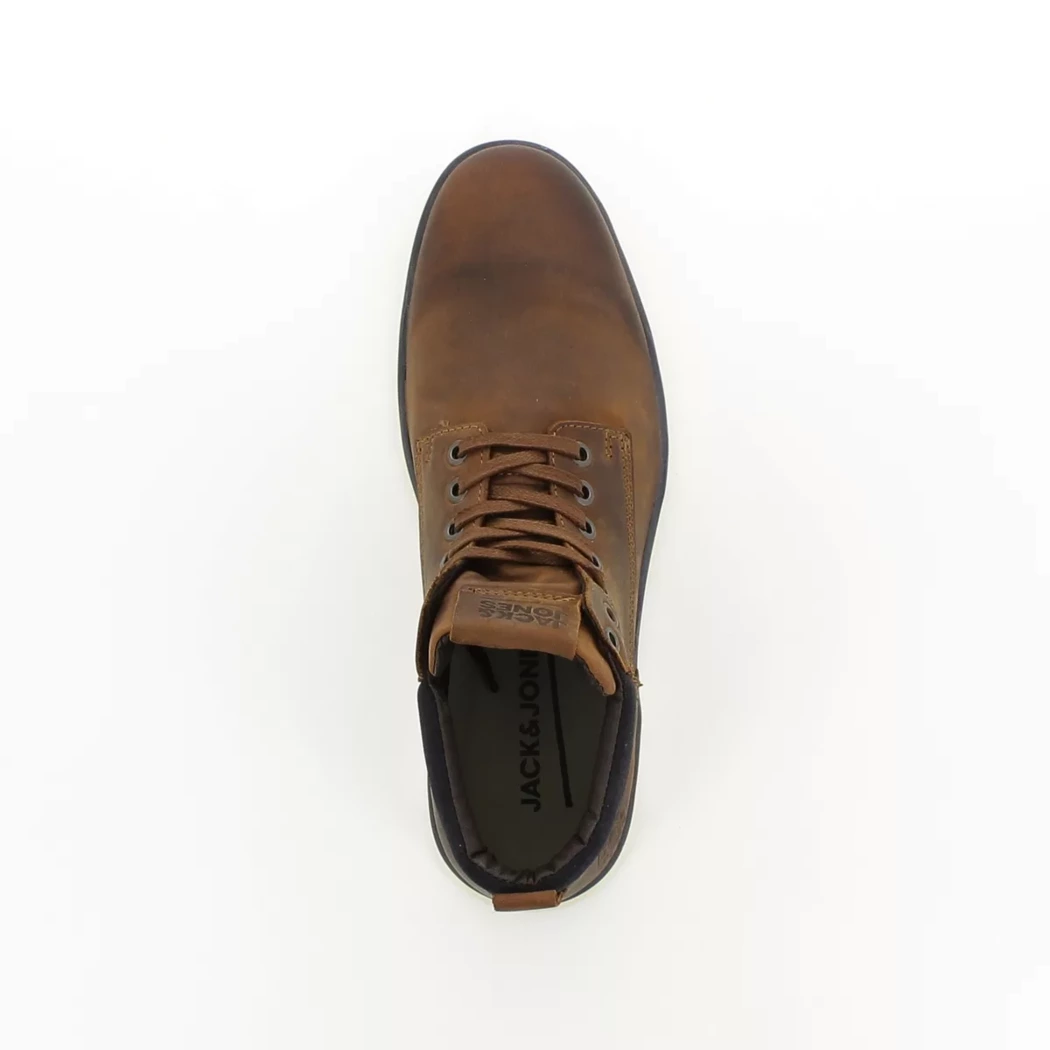 Image (6) de la chaussures Jack & Jones - Bottines Marron en Cuir