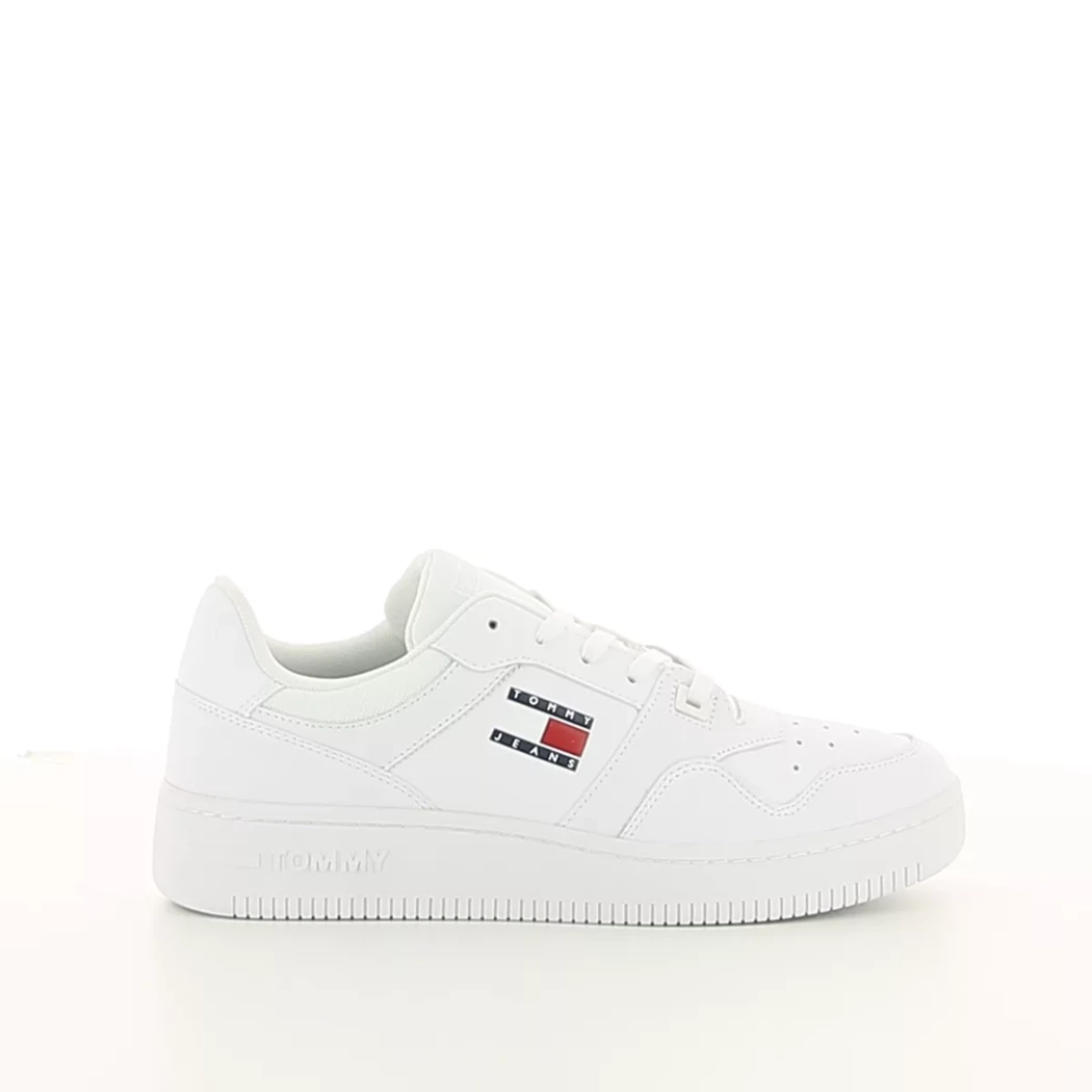 Image (2) de la chaussures Tommy jeans - Baskets Blanc en Cuir