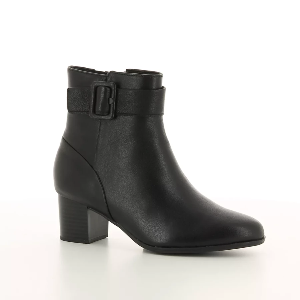 Image (1) de la chaussures Clarks - Boots Noir en Cuir