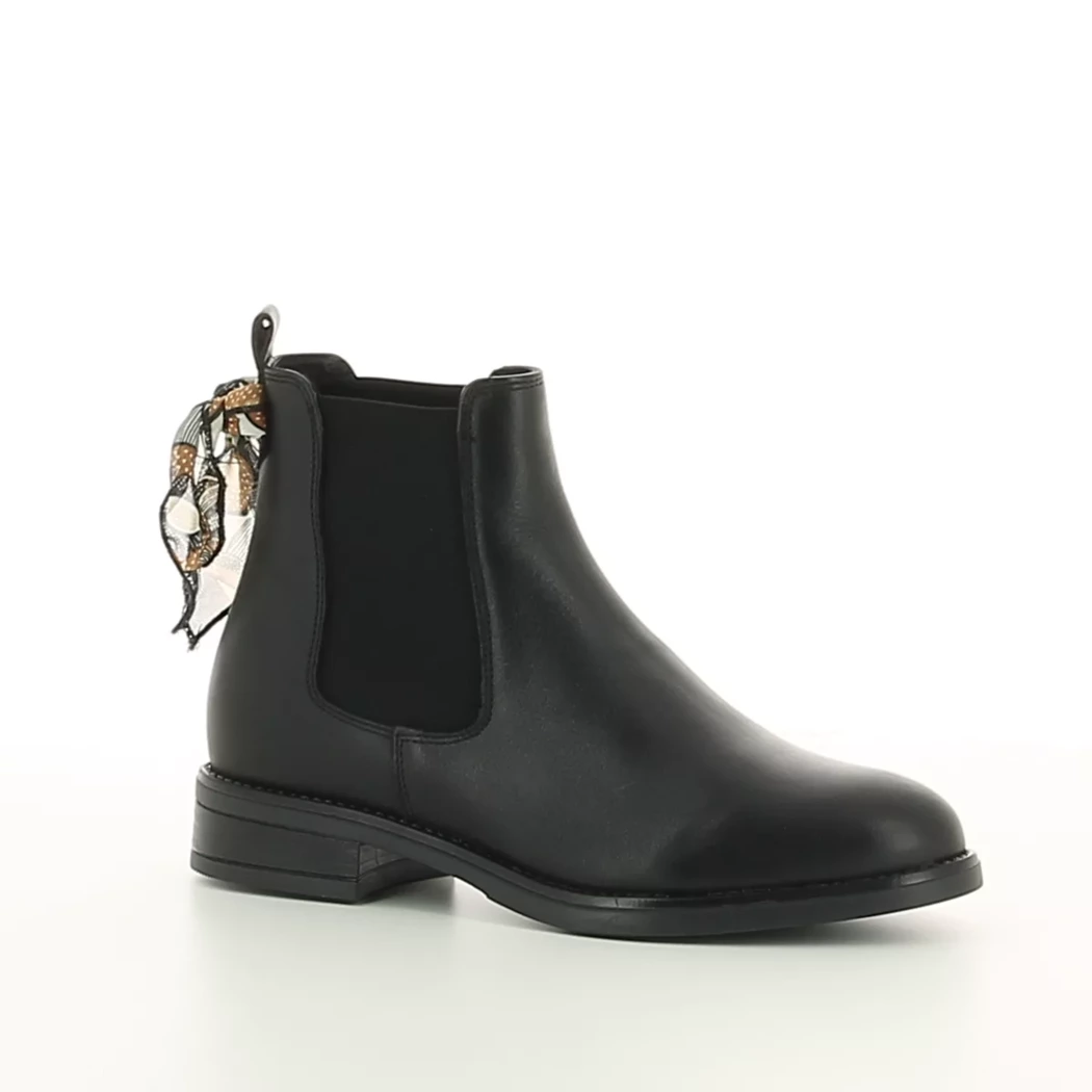 Image (1) de la chaussures Goodstep - Boots Noir en Cuir