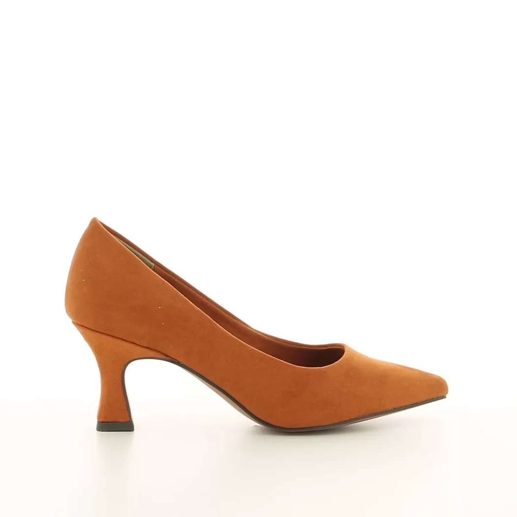 Image (2) de la chaussures Marco Tozzi - Escarpins Orange en Cuir synthétique