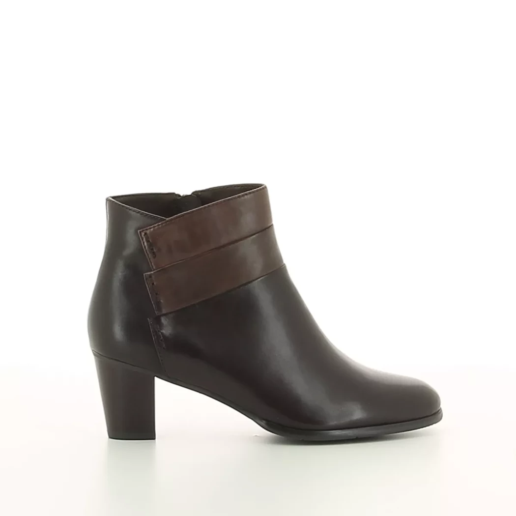 Image (2) de la chaussures Regarde le ciel - Boots Marron en Cuir