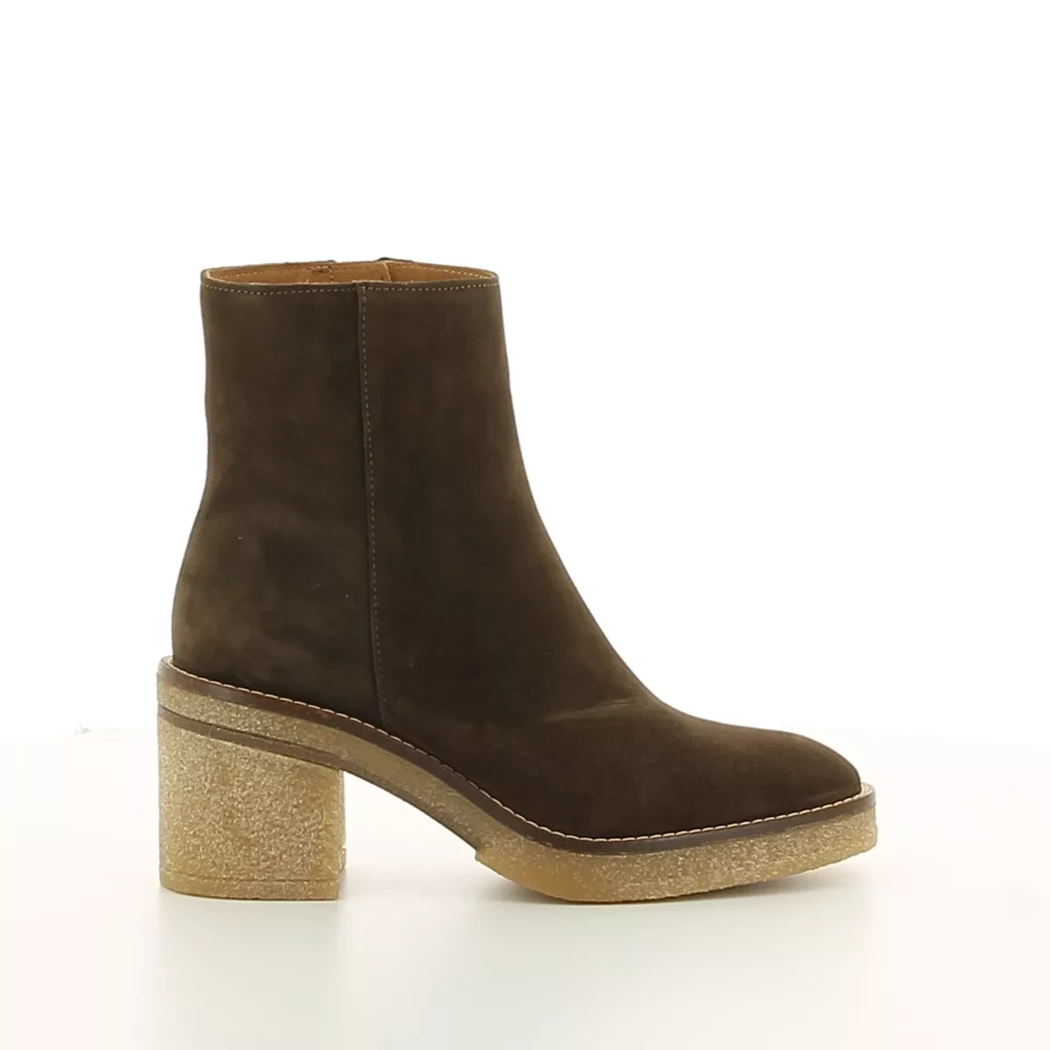 Image (2) de la chaussures Alpe - Boots Marron en Cuir nubuck