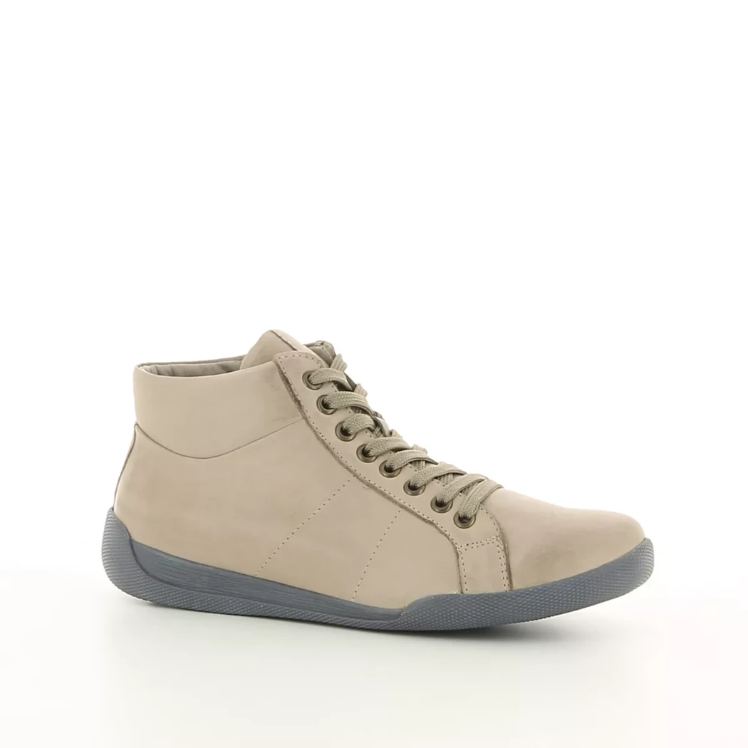 Image (1) de la chaussures Andrea Conti - Bottines Taupe en Cuir