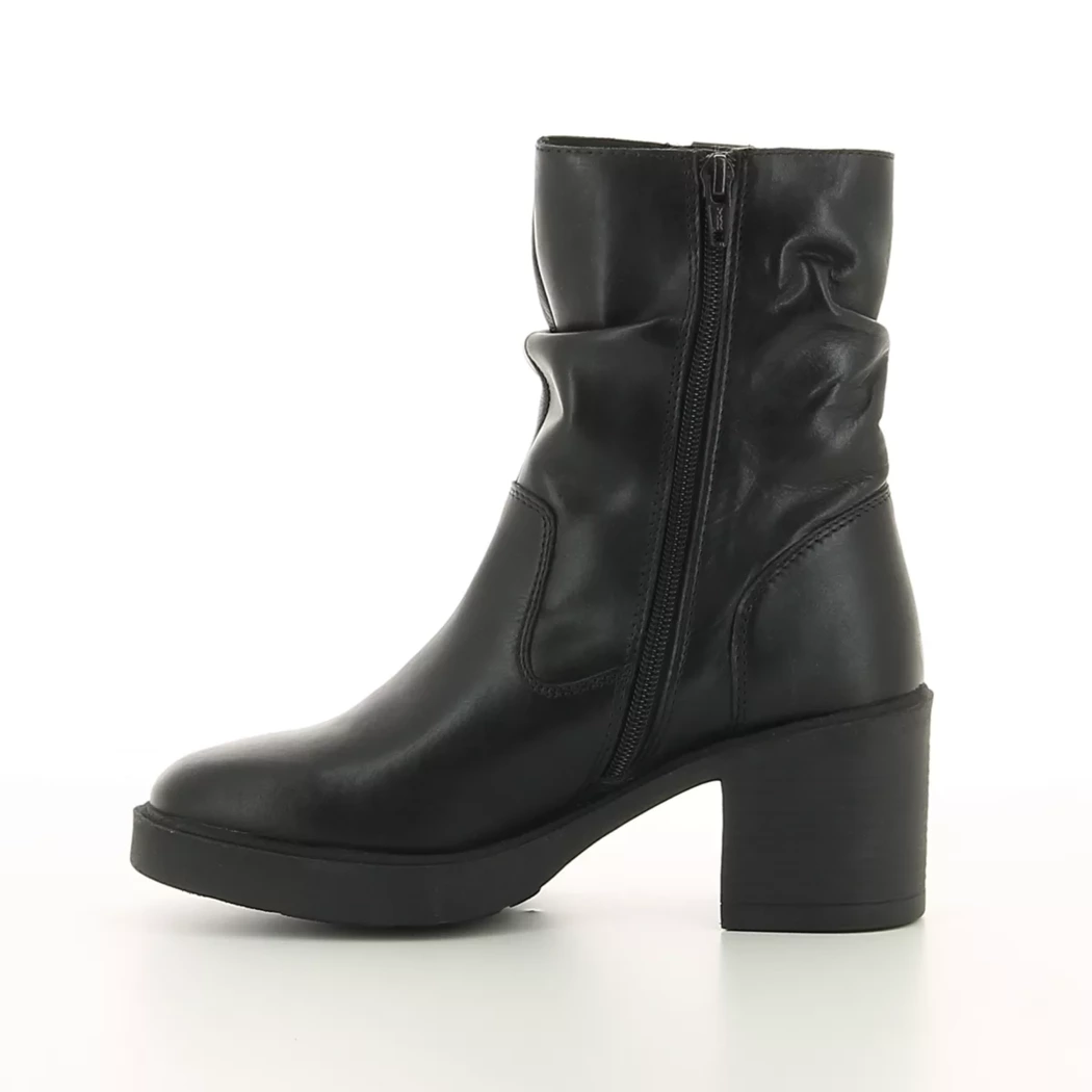 Image (4) de la chaussures Poelman - Boots Noir en Cuir