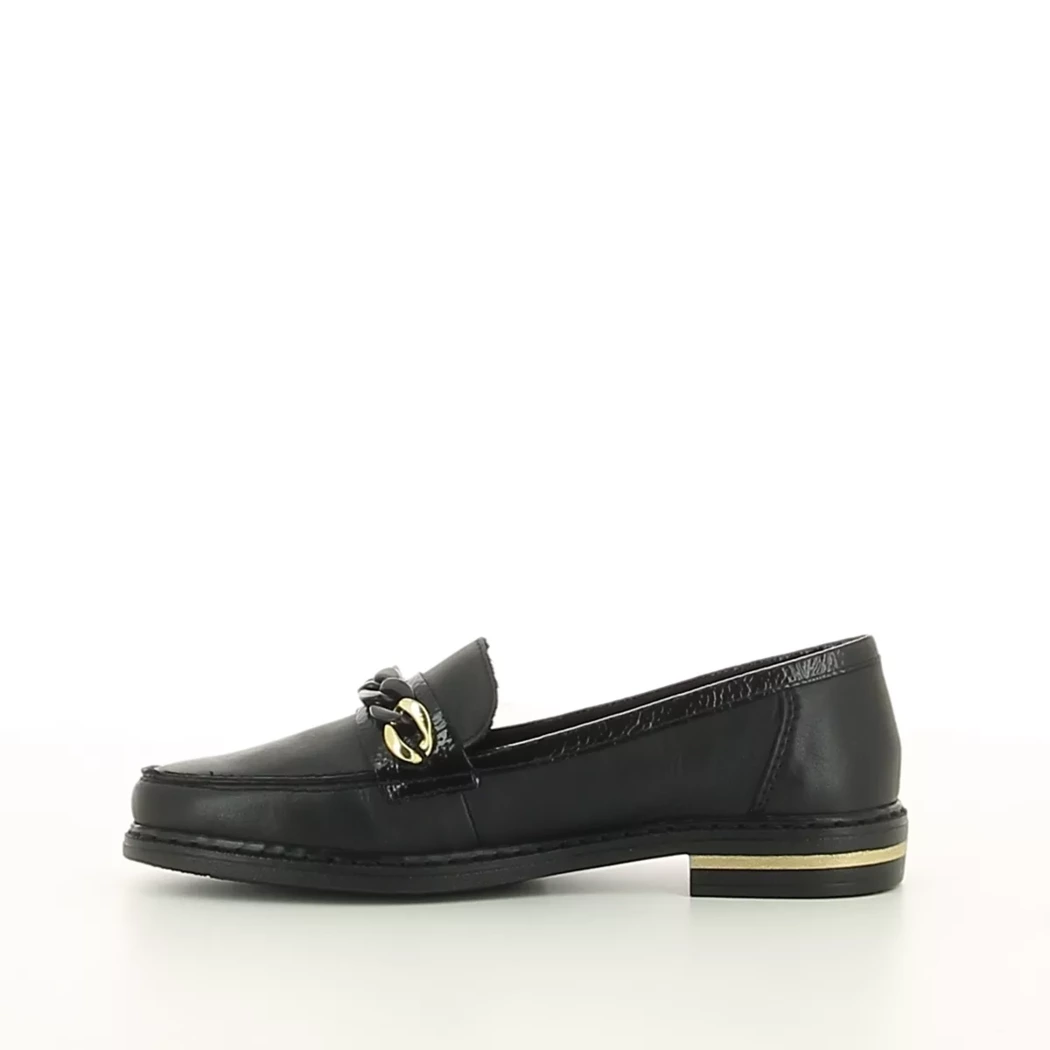 Image (4) de la chaussures Rieker - Mocassins Noir en Cuir