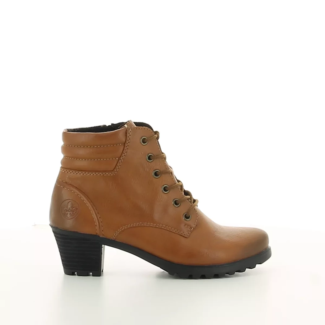 Image (2) de la chaussures Rieker - Bottines Cuir naturel / Cognac en Cuir synthétique