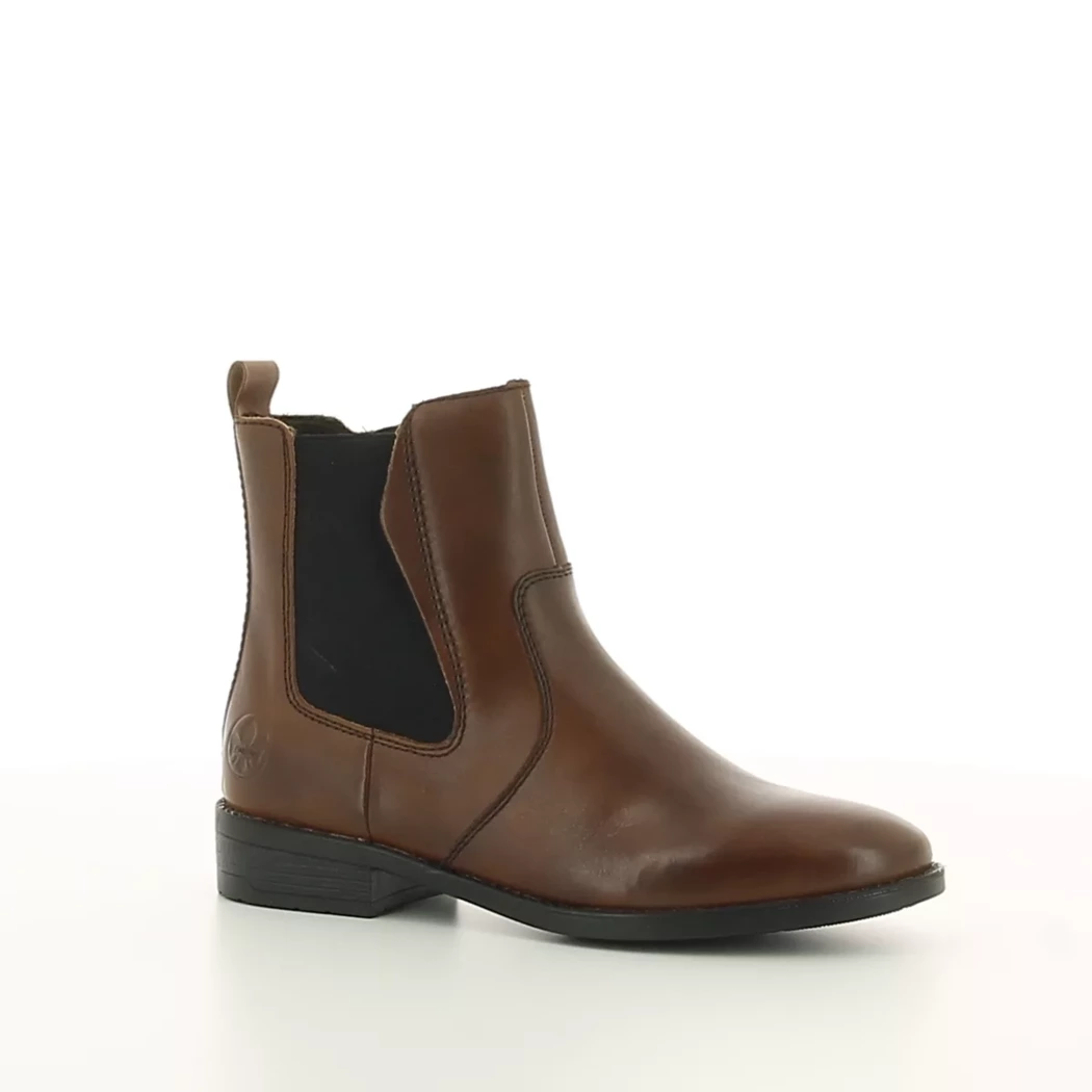 Image (1) de la chaussures Rieker - Boots Marron en Cuir