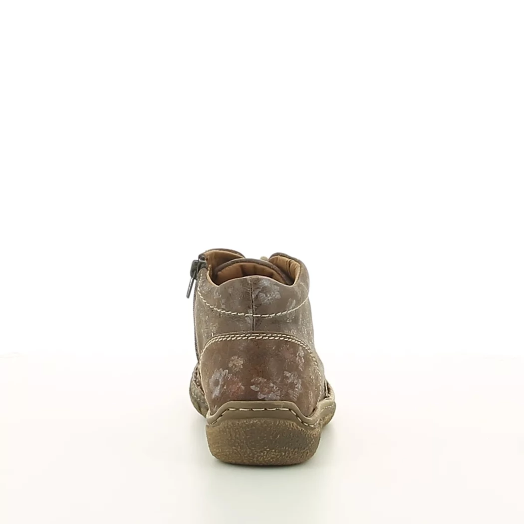 Image (3) de la chaussures Josef Seibel - Bottines Taupe en Cuir nubuck