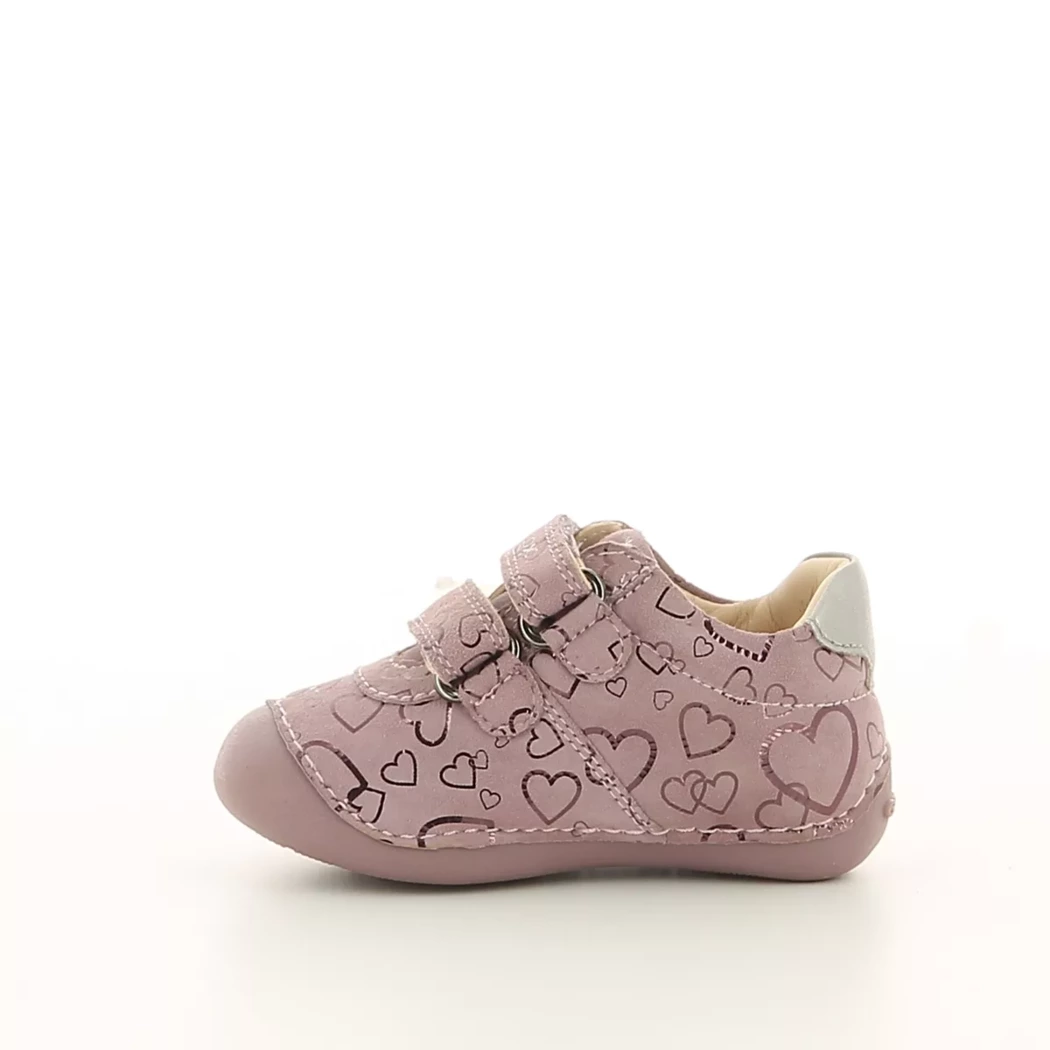 Image (4) de la chaussures Geox - Bottines Rose en Cuir nubuck