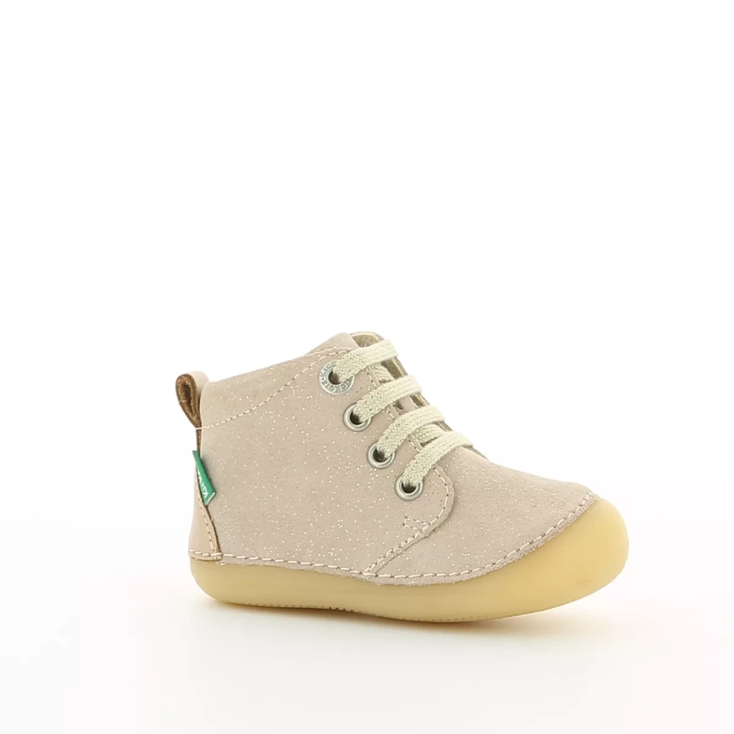 Image (1) de la chaussures Kickers - Bottines Beige en Cuir nubuck