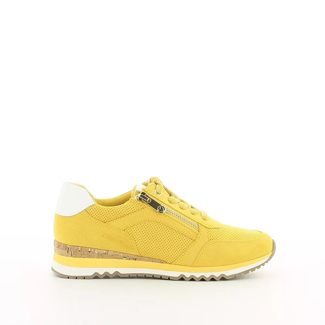 Image (2) de la chaussures Marco Tozzi - Baskets Jaune en Cuir synthétique