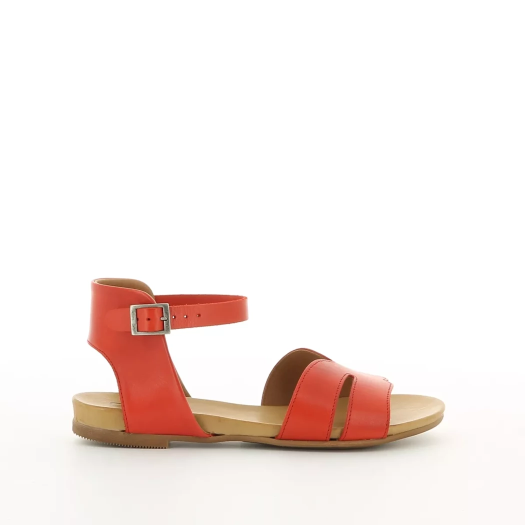 Image (2) de la chaussures Miz Mooz - Sandales et Nu-Pieds Rouge en Cuir