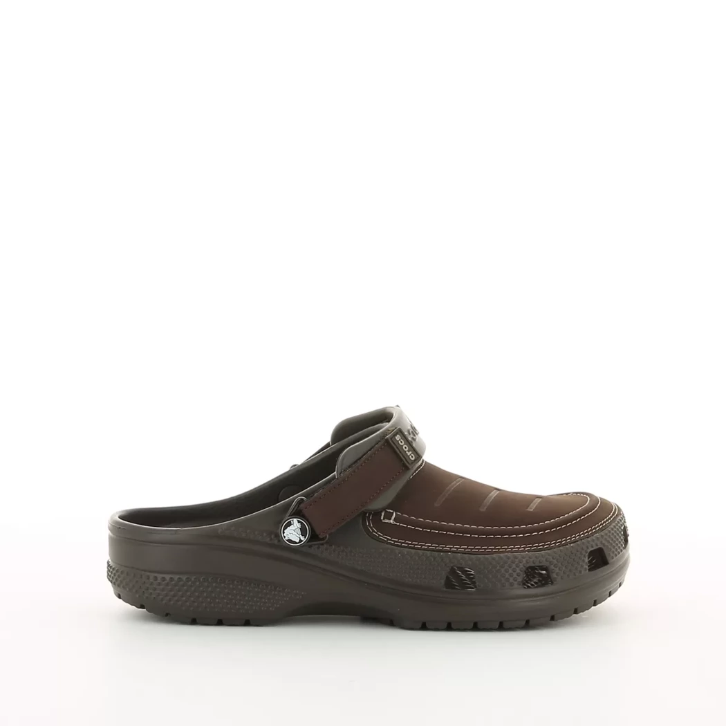 Image (2) de la chaussures Crocs - Mules et Sabots Marron en Caoutchouc