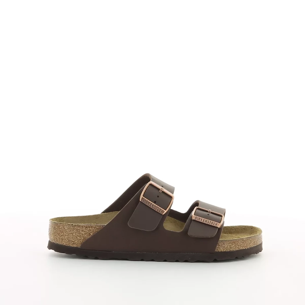 Image (2) de la chaussures Birkenstock - Mules et Sabots Marron en Cuir synthétique