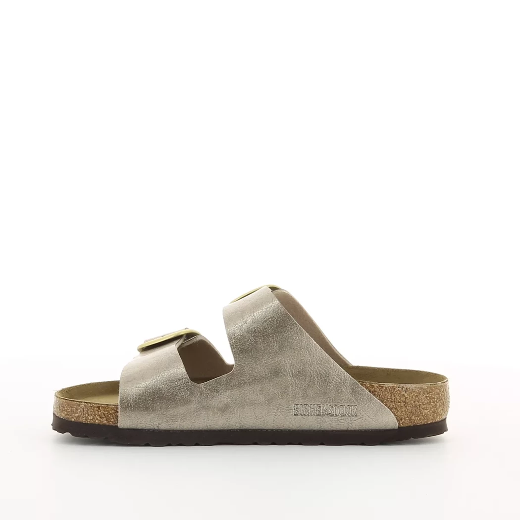 Image (4) de la chaussures Birkenstock - Mules et Sabots Taupe en Cuir synthétique