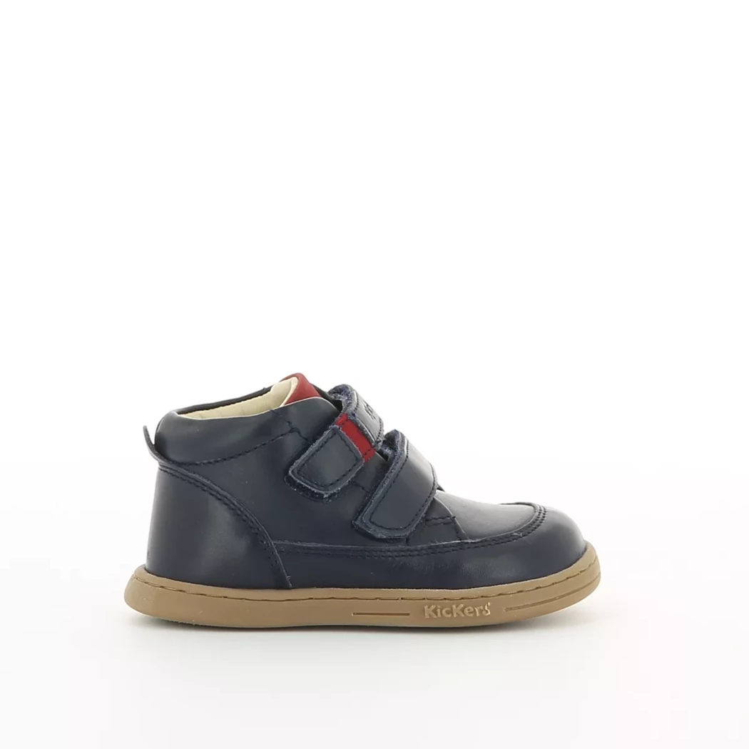 Image (2) de la chaussures Kickers - Bottines Bleu en Cuir