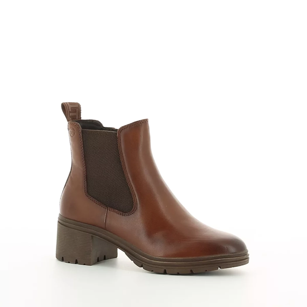 Image (1) de la chaussures Tamaris - Boots Cuir naturel / Cognac en Cuir