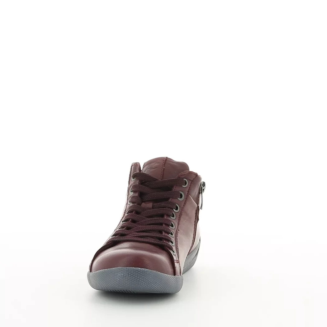 Image (5) de la chaussures Andrea Conti - Bottines Bordeaux en Cuir