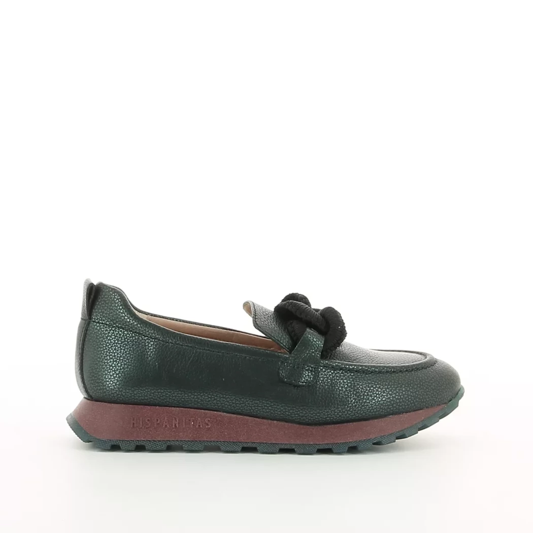 Image (2) de la chaussures Hispanitas - Mocassins Vert en Cuir