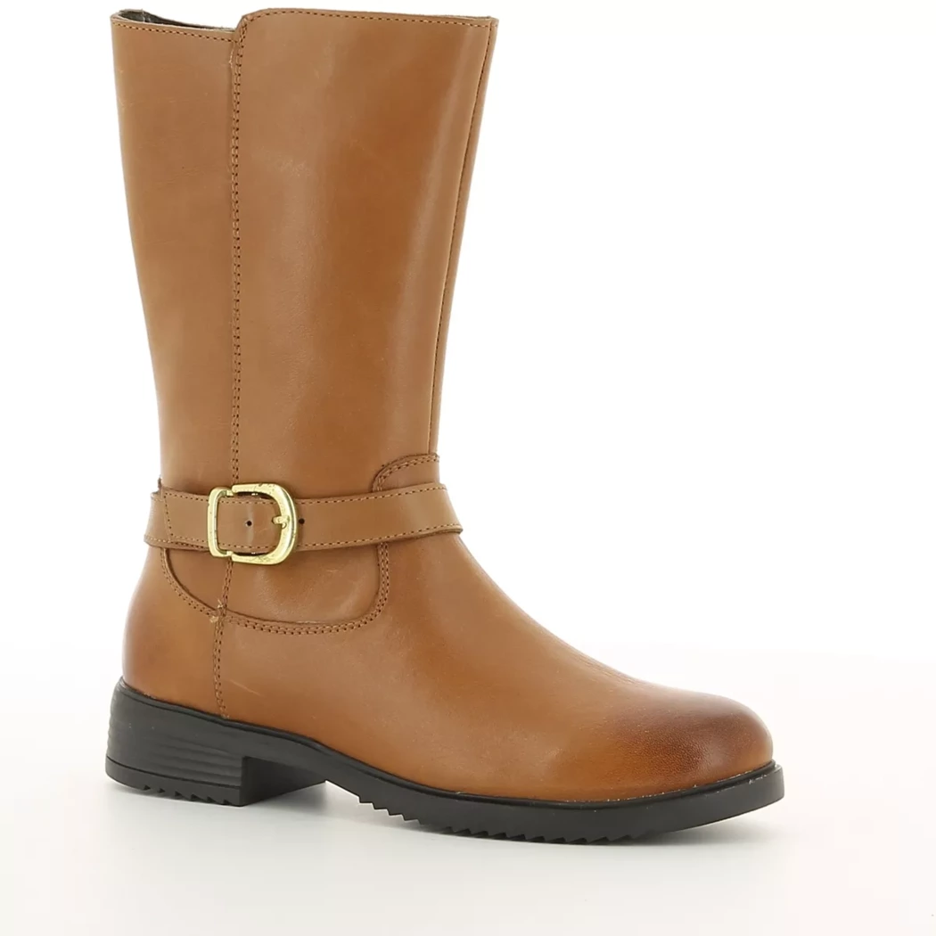 Image (1) de la chaussures Les fees de Bengale - Boots Cuir naturel / Cognac en Cuir