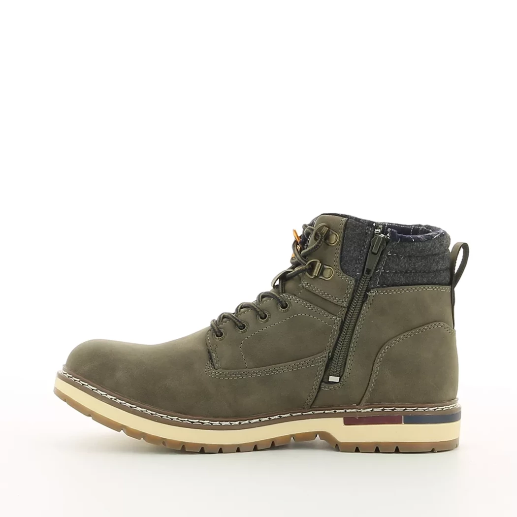 Image (4) de la chaussures Dockers - Bottines Vert en Cuir synthétique