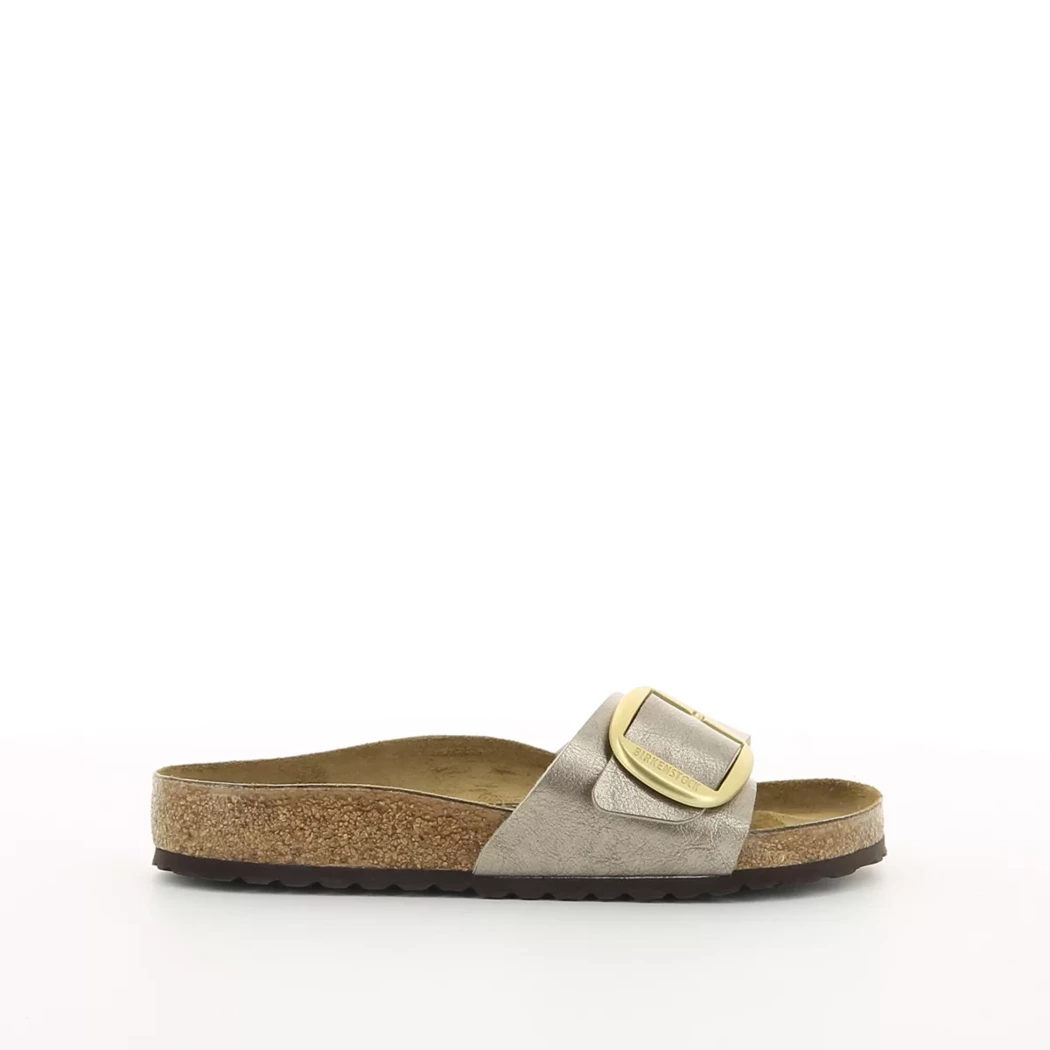 Image (2) de la chaussures Birkenstock - Mules et Sabots Taupe en Cuir synthétique