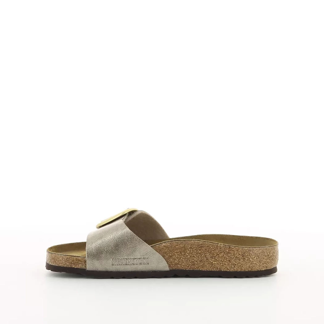 Image (4) de la chaussures Birkenstock - Mules et Sabots Taupe en Cuir synthétique